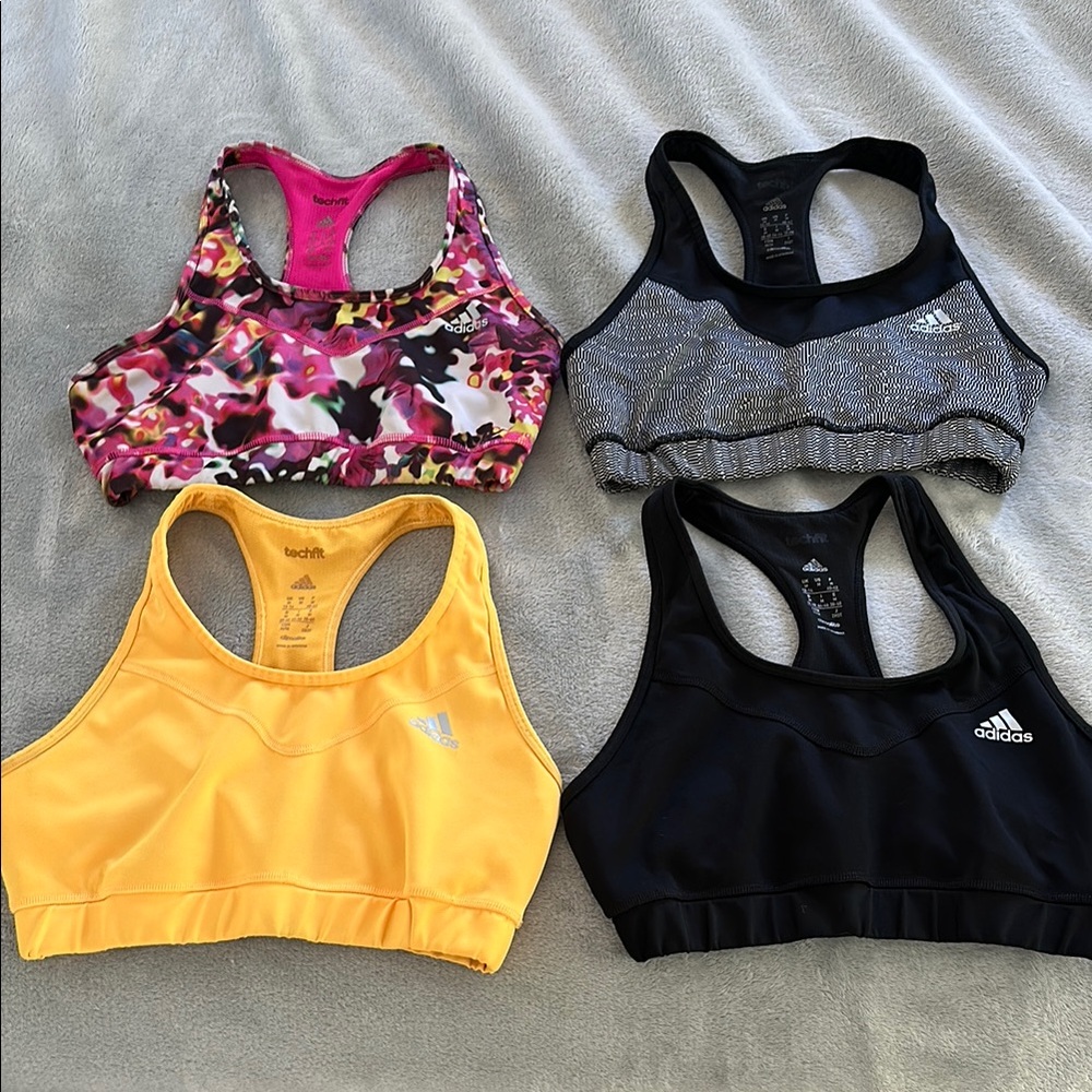 Adidas TechFit Climalite Sports Bra x4